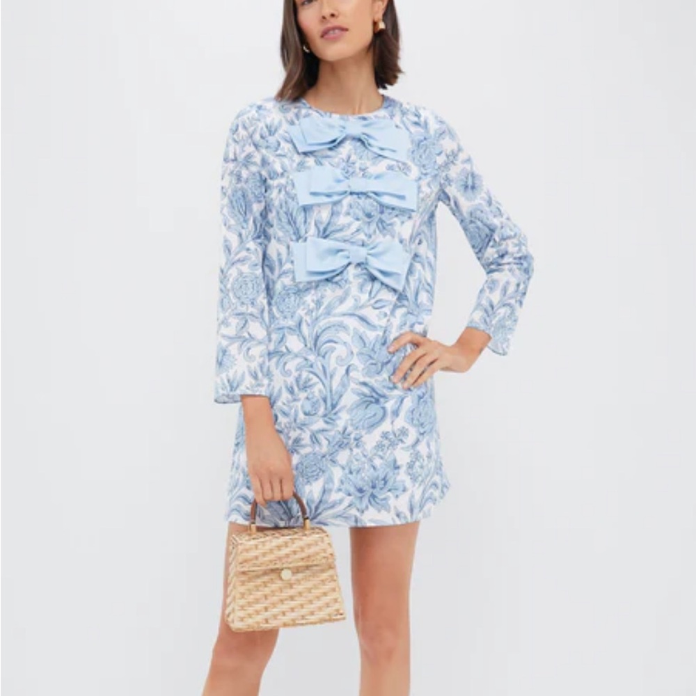 Blue Chintz Clarice Dress